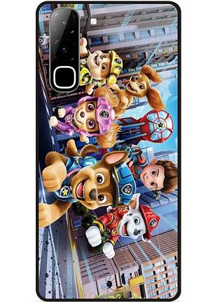 Чехол силиконовый для infinix hot 70 (x6895) с рисунком щенячий патруль paw patrol