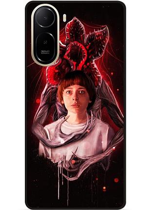 Силіконовий чохол бампер для xiaomi poco c81 pro з малюнком дивні дива дивні справи