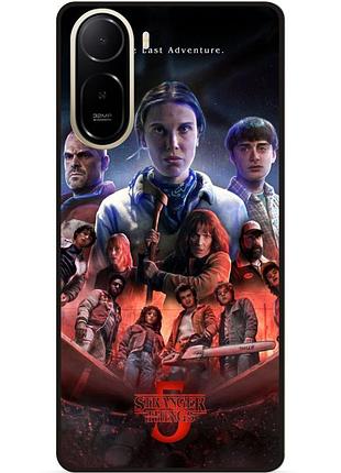 Силиконовый бампер чехол для xiaomi poco c81 pro с рисунком дивні дива очень странные дела