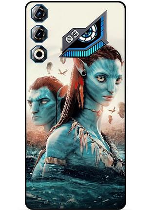 Силиконовый чехол бампер для zte nubia neo 3 gt 5g с рисунком avatar аватар