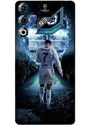 Силіконовий чохол бампер для zte nubia neo 3 gt 5g з малюнком ronaldo роналдо