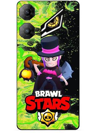 Чехол силиконовый бампер для zte nubia neo 3 5g с героем бравл мортис brawl