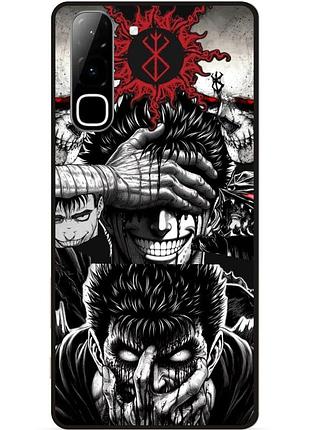 Силиконовый бампер чехол для infinix hot 70 (x6895) с картинкой berserk берсерк манга