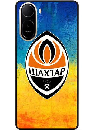 Силиконовый чехол бампер для xiaomi poco c81 pro с рисунком шахтер донецк
