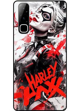 Чехол силиконовый бампер для infinix hot 70 (x6895) с рисунком harley quinn харли квинн joker