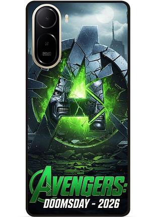 Силіконовий бампер чохол для xiaomi poco c81 pro з картинкою avengers doomsday мстители