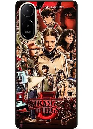 Силиконовый бампер чехол для xiaomi poco c81 pro кино stranger things очень странные дела