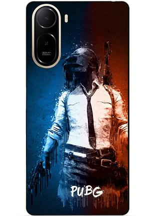 Силіконовий чохол бампер для xiaomi poco c81 pro з малюнком pubg пабг
