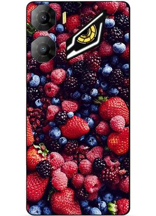 Силіконовий чохол бампер для zte nubia neo 3 5g з малюнком ягоди