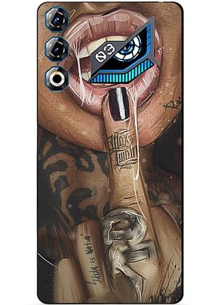 Силіконовий чохол бампер для zte nubia neo 3 gt 5g з малюнком swag