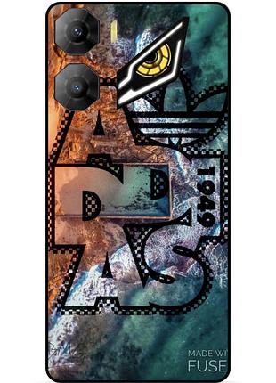 Чехол силиконовый бампер для zte nubia neo 3 5g с картинкой adidas адидас