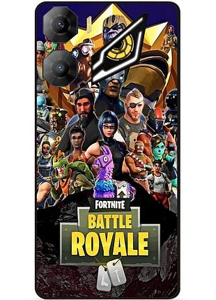 Чехол силиконовый бампер для zte nubia neo 3 5g с рисунком фортнайт fortnite