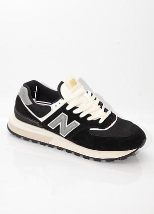 Кроссовки мужские черно-белые new balance