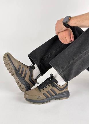 Мужские кроссовки adidas terrex#x brown black