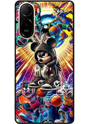 Силіконовий чохол бампер для xiaomi poco c81 pro з малюнком микки маус disney