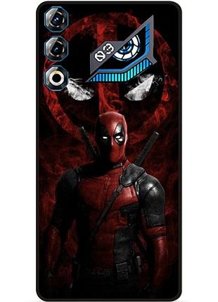 Силіконовий бампер чохол для zte nubia neo 3 gt 5g з малюнком deadpool дедпул