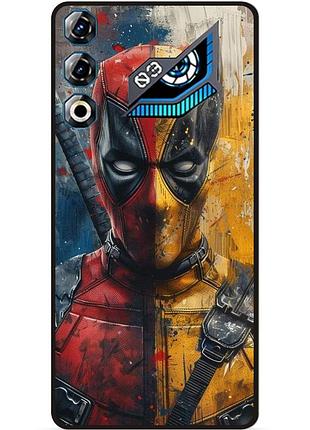 Чехол силиконовый бампер для zte nubia neo 3 gt 5g с рисунком росомаха marvel дэдпул
