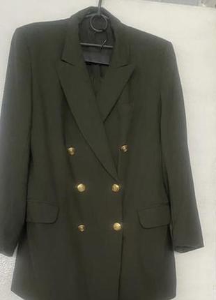 Новый шерстяной пиджак marks & spencer (100% pure new wool)