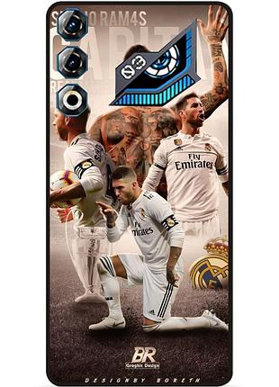 Силіконовий чохол бампер для zte nubia neo 3 gt 5g з малюнком sergio ramos серхио рамос real madrid