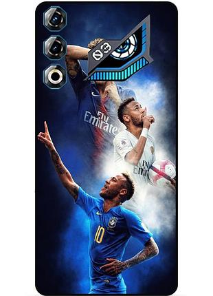 Чехол силиконовый бампер для zte nubia neo 3 gt 5g с рисунком неймар neymar