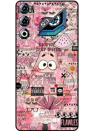 Силіконовий чохол бампер для zte nubia neo 3 gt 5g з картинкою sponge bob губка боб