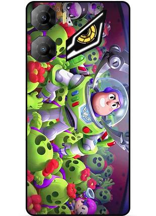 Силиконовый чехол бампер для zte nubia neo 3 5g с картинкой базз лайтер бравл buzz lightyear brawl