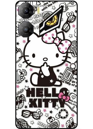 Силиконовый чехол бампер для zte nubia neo 3 5g с картинкой хелло китти hello kitty