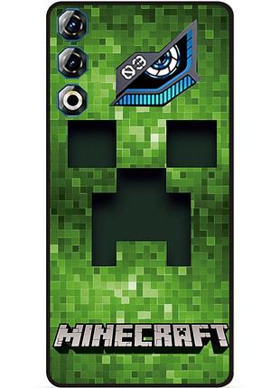 Силіконовий чохол бампер для zte nubia neo 3 gt 5g гра minecraft майнкрафт