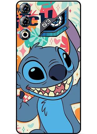 Силиконовый бампер чехол для zte nubia neo 3 gt 5g с рисунком stitch стич