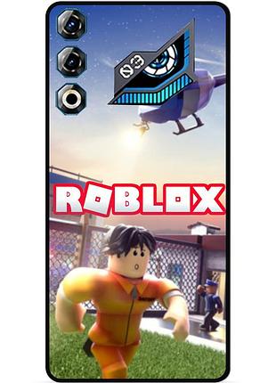 Силиконовый чехол бампер для zte nubia neo 3 gt 5g с картинкой roblox роблокс