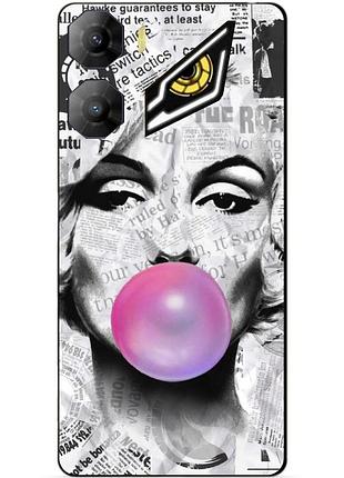 Чехол силиконовый бампер для zte nubia neo 3 5g с рисунком мэрилин монро marilyn monroe