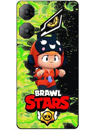 Силіконовий бампер чохол для zte nubia neo 3 5g з героєм бравл беа снайпер brawl