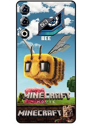 Чехол силиконовый бампер для zte nubia neo 3 gt 5g игра майнкрафт minecraft