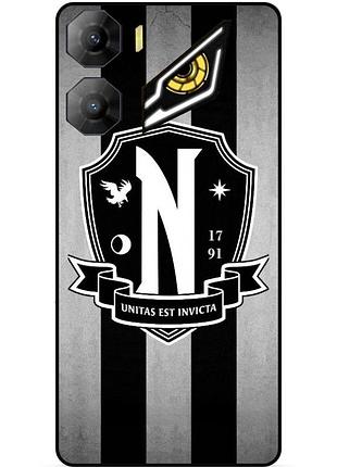 Силиконовый чехол бампер для zte nubia neo 3 5g с рисунком wednesday уэнздей