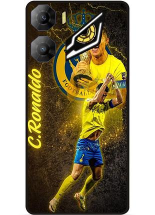 Силіконовий чохол бампер для zte nubia neo 3 5g з малюнком ronaldo аль наср роналдо