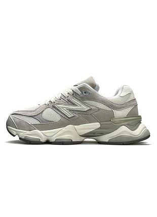 Мужские кроссовки new balance 9060 light grey white