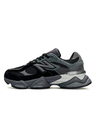 Мужские кроссовки new balance 9060 grey black