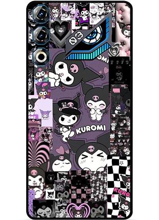 Чехол силиконовый бампер для zte nubia neo 3 gt 5g с картинкой kuromi куроми