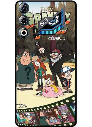 Силиконовый чехол бампер для zte nubia neo 3 gt 5g с рисунком гравити фолз gravity falls