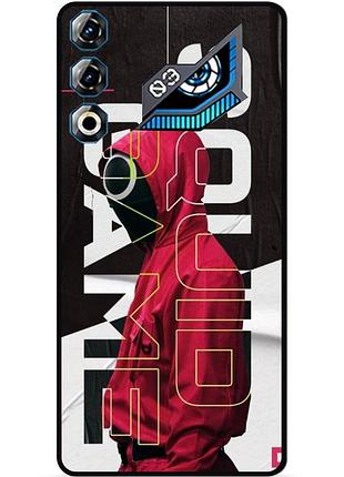 Силиконовый бампер чехол для zte nubia neo 3 gt 5g игра в кальмара