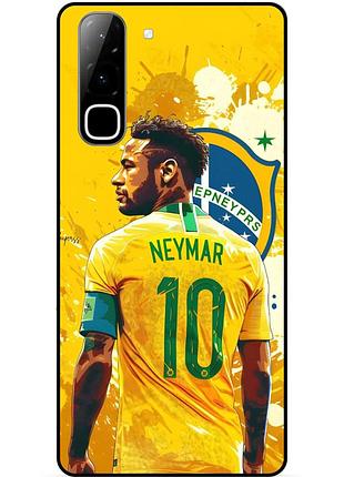 Чехол силиконовый бампер для infinix hot 70 (x6895) с картинкой неймар neymar