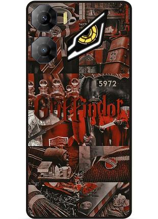 Силиконовый бампер чехол для zte nubia neo 3 5g с рисунком gryffindor гриффиндор гарри поттер harry potter