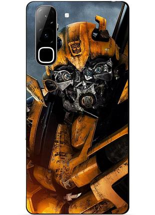 Силіконовий чохол бампер для infinix hot 70 (x6895) з малюнком бамблбі bumblebee трансформери