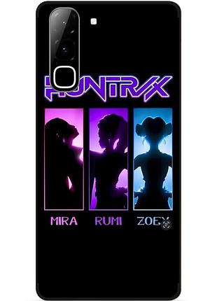 Силиконовый бампер чехол для infinix hot 70 (x6895) с рисунком k-pop demon hunters