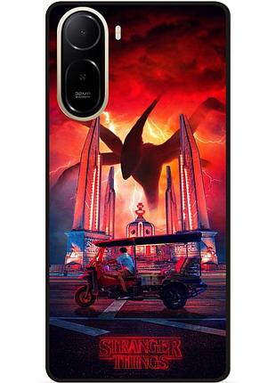 Силиконовый бампер чехол для xiaomi poco c81 pro кино очень странные дела stranger things
