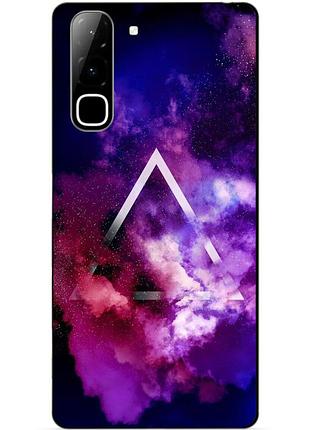 Силіконовий чохол бампер для infinix hot 70 (x6895) з малюнком космос галактика