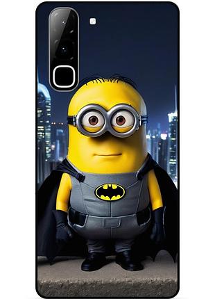 Силіконовий чохол бампер для infinix hot 70 (x6895) з малюнком міньйон бетмен minion