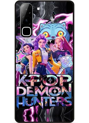 Силіконовий чохол бампер для infinix hot 70 (x6895) з малюнком k-pop demon hunters