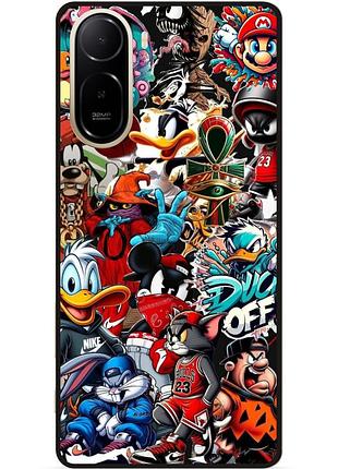 Чохол силіконовий бампер для xiaomi poco c81 pro з картинкою disney