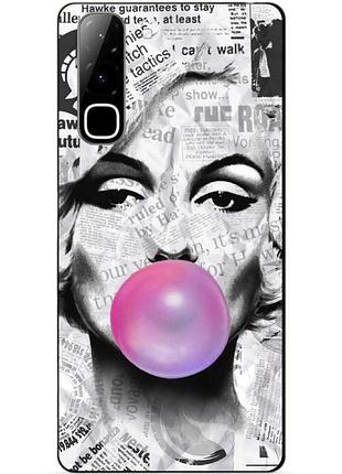 Силіконовий чохол бампер для infinix hot 70 (x6895) з малюнком мерілін монро marilyn monroe